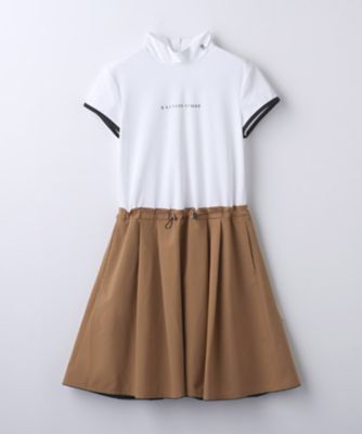 WEB限定】【トールSサイズ】モックネック半袖ワンピース【UV