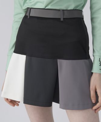 ランバン スポール LANVIN SPORT カラーブロックスカート