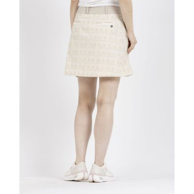 ★ランバン2025年秋冬モデル★定価：33,000円 モノグラム柄スカート白36 ☆ランバン2025年秋冬モデル☆定価：33, モノグラム柄スカート白36