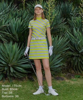 プリントボーダー柄スカート【Sunscreen NIR