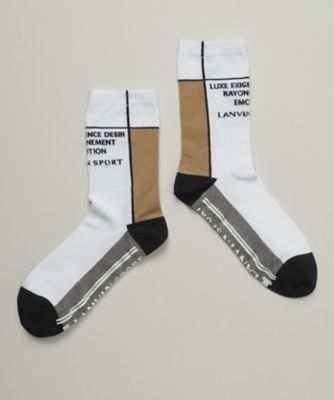 ＜LANVIN SPORT＞レギュラー丈ソックス【返品不可商品】（ＶＧ５ＳＳＯ２２Ｍ）