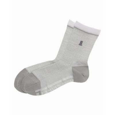 ＜LANVIN SPORT＞モノグラム柄レギュラー丈ソックス【返品不可商品】（ＶＧ５ＳＳＯ２３Ｍ）
