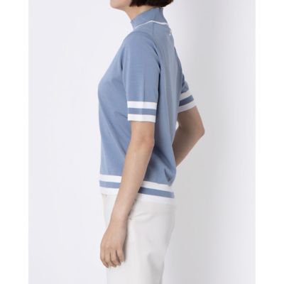 ニット5分袖ハイネックシャツ（VG5SST31L） | LANVIN SPORT