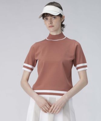 ニット5分袖ハイネックシャツ（VG5SST31L） | LANVIN SPORT