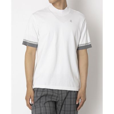 モックネック半袖ニットシャツ（VG5SST41M） | LANVIN SPORT