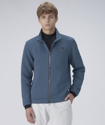 極美品 ランバンスポール 25周年記念 ジップアップカットソー　ブルゾン ランバン スポール LANVIN SPORT ダンボールニット