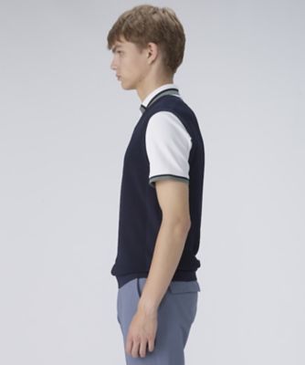 Double RL Vネックニットベスト3星⭐︎⭐︎⭐︎初期モデル Sサイズ Vネックニットベスト（VG5SVE31M） | LANVIN SPORT/ランバン