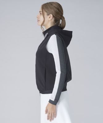 美品✨ランバンスポーツ　ダウンベスト　M リバーシブル2way フード取外し可 フード取り外し可能フルオープンベスト（VG5SVE32L