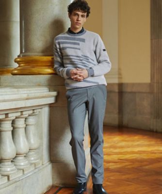 バーズ柄ストレッチパンツ（VG6FLP31M） | LANVIN SPORT