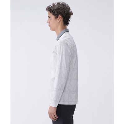 幾何学デザイン長袖シャツ（VG6FLS32M） | LANVIN SPORT