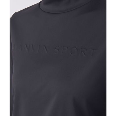 再再再値下げ美品　ランバンスポール　モックネック38 　黒 ランバン スポール LANVIN SPORT 【EARLY
