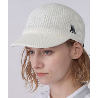 ＜LANVIN SPORT＞ランバン　スポール　ＬＡＮＶＩＮ　ＳＰＯＲＴ　ニットキャップ【ＵＶ】（ＶＧ６ＳＣＰ０５Ｌ）