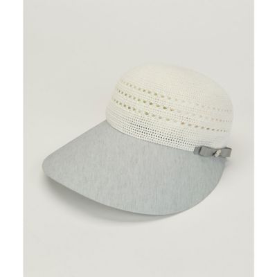 ＜LANVIN SPORT＞ランバン　スポール　ＬＡＮＶＩＮ　ＳＰＯＲＴ　ツバ広タイプキャップ【部分ＵＶ　ＣＵＴ】（ＶＧ６ＳＣＰ０６Ｌ）