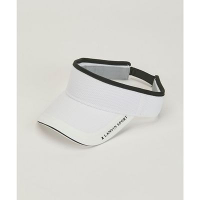 ＜LANVIN SPORT＞ランバン　スポール　ＬＡＮＶＩＮ　ＳＰＯＲＴ　トリコットバイザー（ＶＧ６ＳＣＰ５１Ｍ）