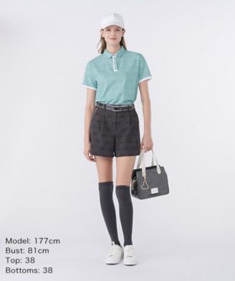 ランバン スポール LANVIN SPORT 総柄プリントキュロット