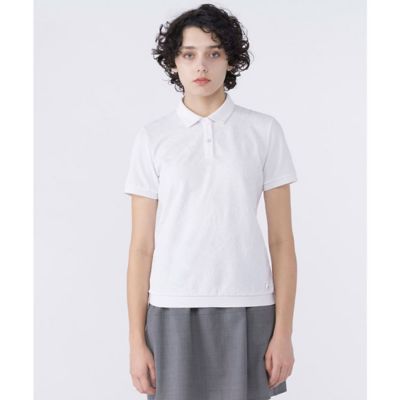 ＜LANVIN SPORT＞ランバン　スポール　ＬＡＮＶＩＮ　ＳＰＯＲＴ　エンブロイダリー半袖ポロシャツ【Ｓｕｎｓｃｒｅｅｎ　ＮＩＲ】（ＶＧ６ＳＨＳ０１Ｌ）