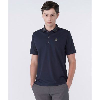 ランバン スポール LANVIN SPORT ブロックインレー衿ジャ