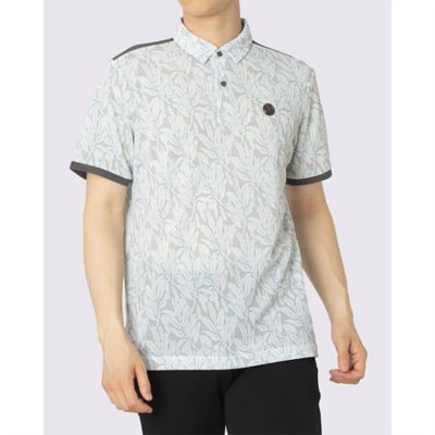 ランバンスポール　ポロシャツ グレー　サイズ38 ランバン スポール LANVIN SPORT 高通気鹿の子リゾート