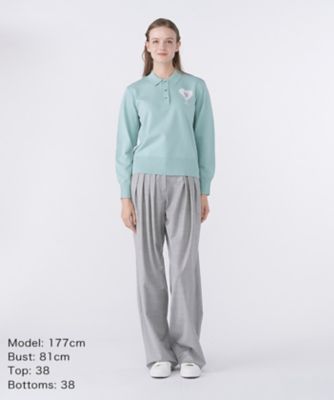 ランバン スポール LANVIN SPORT ウールストレッチワイド
