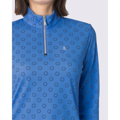 ランバン スポール LANVIN SPORT 総柄プリントハーフジップ