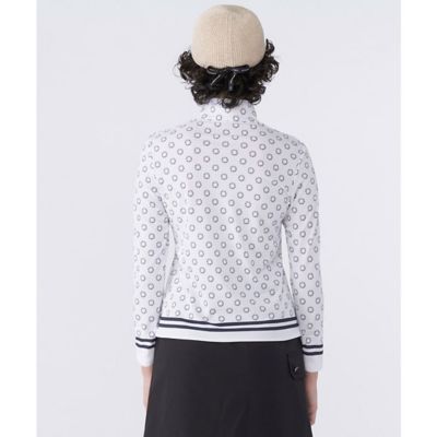 ランバン スポール LANVIN SPORT 総柄プリントハーフジップ