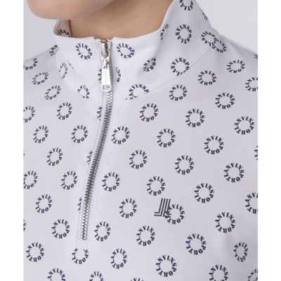 ランバン スポール LANVIN SPORT 総柄プリントハーフジップ