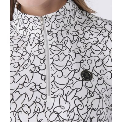 ランバン スポール LANVIN SPORT ロゴプリントハーフジップ