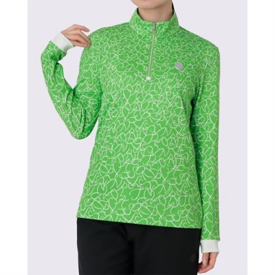 ランバン スポール LANVIN SPORT ロゴプリントハーフジップ