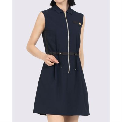 ランバンスポール　ワンピース　サイズ38 ランバン スポール LANVIN SPORT バックデザインロゴ