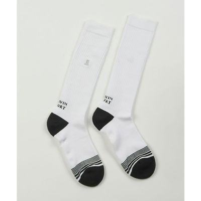 ＜LANVIN SPORT＞ランバン　スポール　ＬＡＮＶＩＮ　ＳＰＯＲＴ　ハイソックス【返品不可商品】（ＶＧ６ＳＳＯ４１Ｍ）