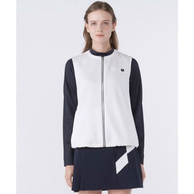 ランバン スポール LANVIN SPORT ノーカラーアウターベスト
