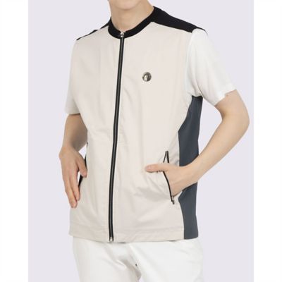 ＜LANVIN SPORT＞ランバン　スポール　ＬＡＮＶＩＮ　ＳＰＯＲＴ　ファンクショナルＺＩＰベスト【手洗い可】（ＶＧ６ＳＶＥ３１Ｍ）