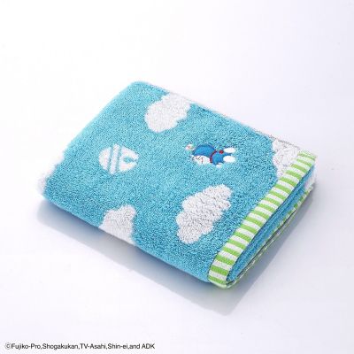 ミライ ドラえもん 雲 フェイスタオル（2023212722150