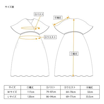 ｃｏｃｏｃｉ　ｂｅａｕｔｙ　アデル　ガーゼカシュクールワンピースＬ（２０２３２４５５６７９０１）