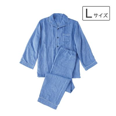 ＜タオル美術館＞ｃｏｃｏｃｉ　ＬＤＫ　メンズガーゼパジャマ（ライトガーゼ）　Ｌ（２０２３２４８０９７１８１）