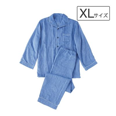 ＜タオル美術館＞ｃｏｃｏｃｉ　ＬＤＫ　メンズガーゼパジャマ（ライトガーゼ）　ＸＬ（２０２３２４８０９７１８２）