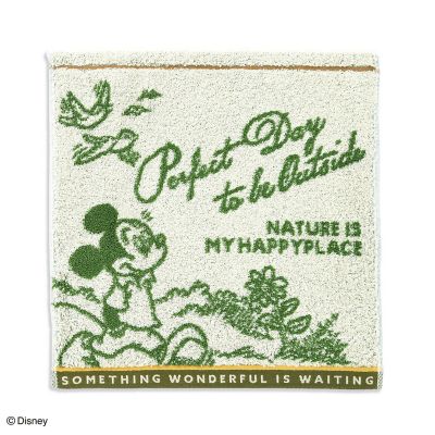 ＜タオル美術館＞Ｄｉｓｎｅｙ　ネイチャープレイス　ウォッシュタオル（２０２３３８１３６１０８０）