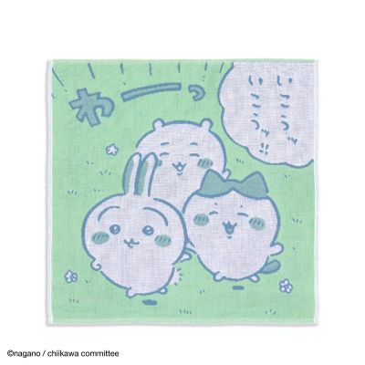 ちいかわ　なかよし　ウォッシュタオル（２０２３４１４０６１０８０）