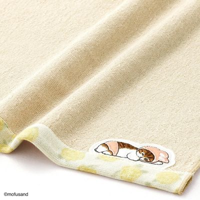 ｍｏｆｕｓａｎｄ　バラ　フェイスタオル（２０２３４３００９２１５０）