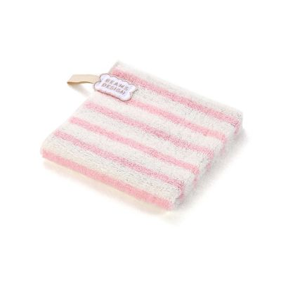 ＜タオル美術館＞ＢＥＡＭＳ　ＤＥＳＩＧＮ　ボーターボーダーループ付ウォッシュタオル（２０２３５１８２１７０８０）