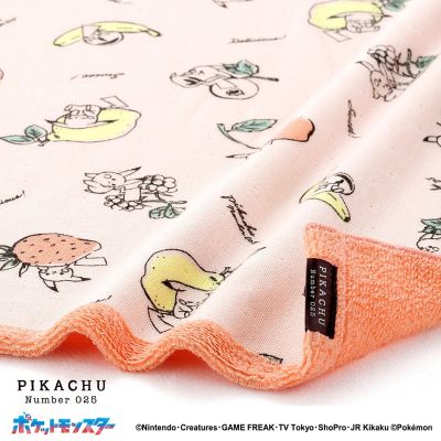 ポケットモンスター リバーシブルフルーツ ループ付ウォッシュタオル