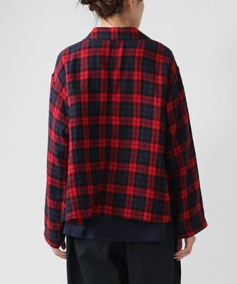 ルシタジャケット・C コットン赤チェックジャケット 1102961ー