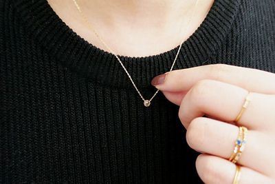 ブラウンダイヤモンドネックレス