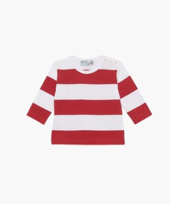 agnes b. ENFANT (Baby&Kids)/アニエスベー　アンファン J019 L TS ベビー ボーダーTシャツ(0058J0191613)