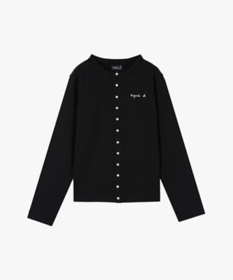 ＜三越伊勢丹/公式＞ agnes b. HOMME (Men)/アニエスベー オム SEN8 CARDIGAN カーディガンプレッション 000ブラック トップス【三越伊勢丹/公式】