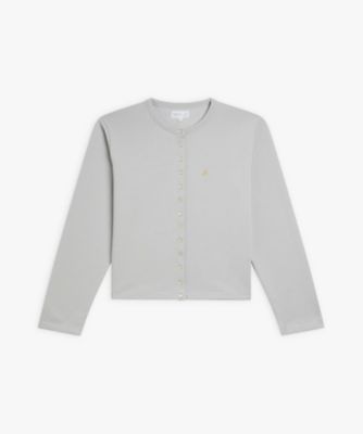 ＜agnes b. (Women)＞”ｂ．”ロゴ　ハート　刺繍　カーディガンプレッション（０２６７Ｋ６０１８００４）