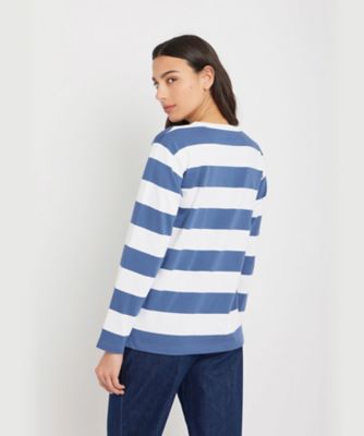 menme 新品タグ付き　アニエスベー定番　ボーダーTシャツ　半袖　3 メンズ コットン 細ボーダー 半袖Tシャツ 