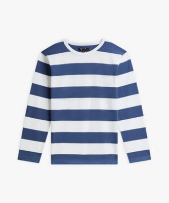 agnes b. homme 太ボーダー長袖Tシャツ L/アニエスベーロンtt3 agnes b. homme 太ボーダー長袖Tシャツ L/アニエスベーロンtt3