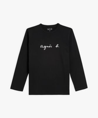 ＜agnes b. (Women)＞Ｓ１３７　ＴＳ　ロゴＴシャツ（０３３０Ｓ１３７０００）