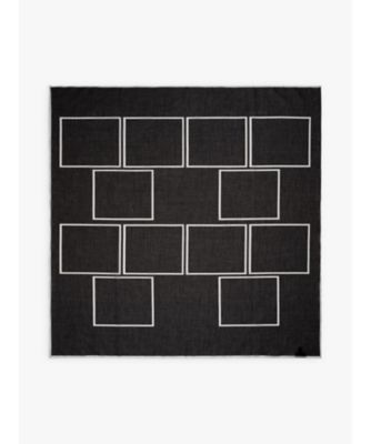＜agnes b. (Women)＞ＩＤＢ６　ＦＯＵＬＡＲＤ　スカーフ（０３９５ＩＤＢ６００１）